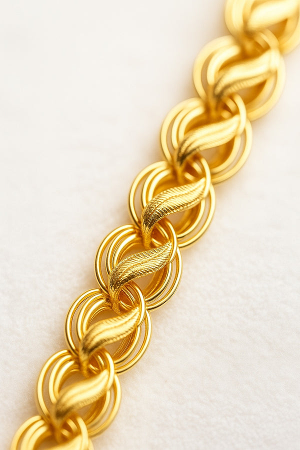 Premium Gold Plated Designer Chain for Men & Women