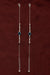 Silver Evil Eye Anklet with Star Charm – Set of 2